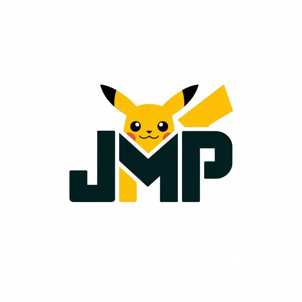 LOGO Design for JMP Vector with Pokmon Symbol and Moderate Style