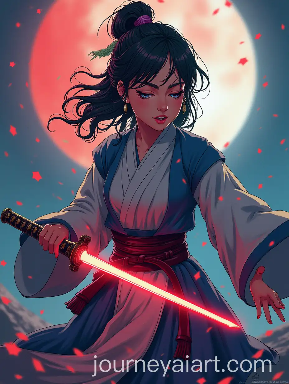 Anime-Warrior-with-Jedi-Sword-Featuring-Intricate-Patterns