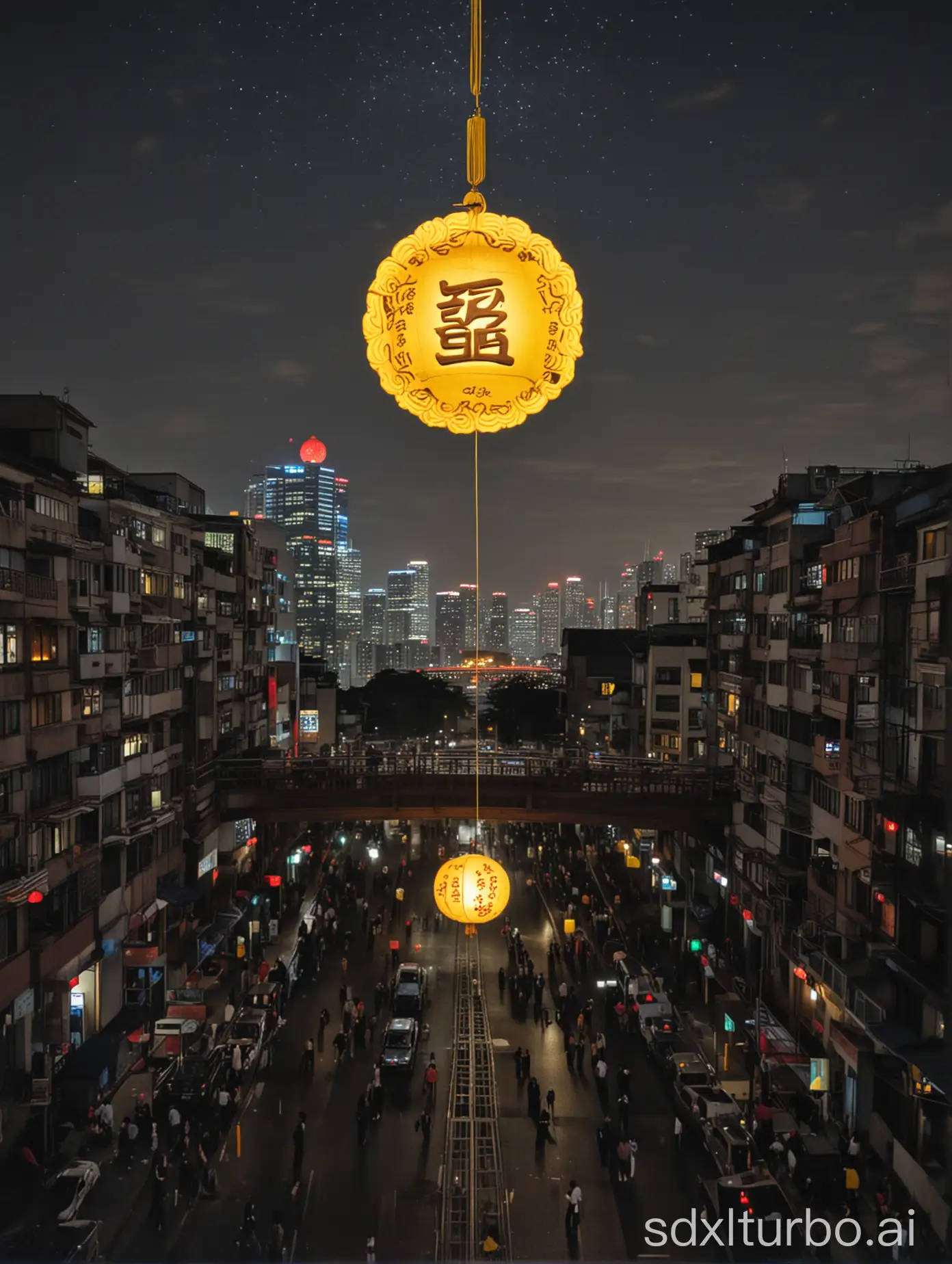 MidAutumn-Festival-Mooncake-and-Fiber-Optic-Chinese-Characters