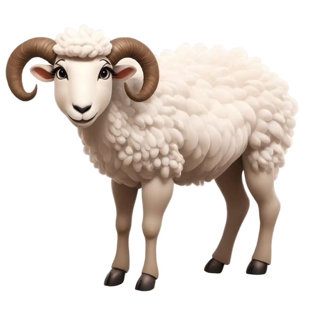 Adorable-Cartoon-Thinhorn-Sheep-PNG-Create-Cute-and-Engaging-Illustrations