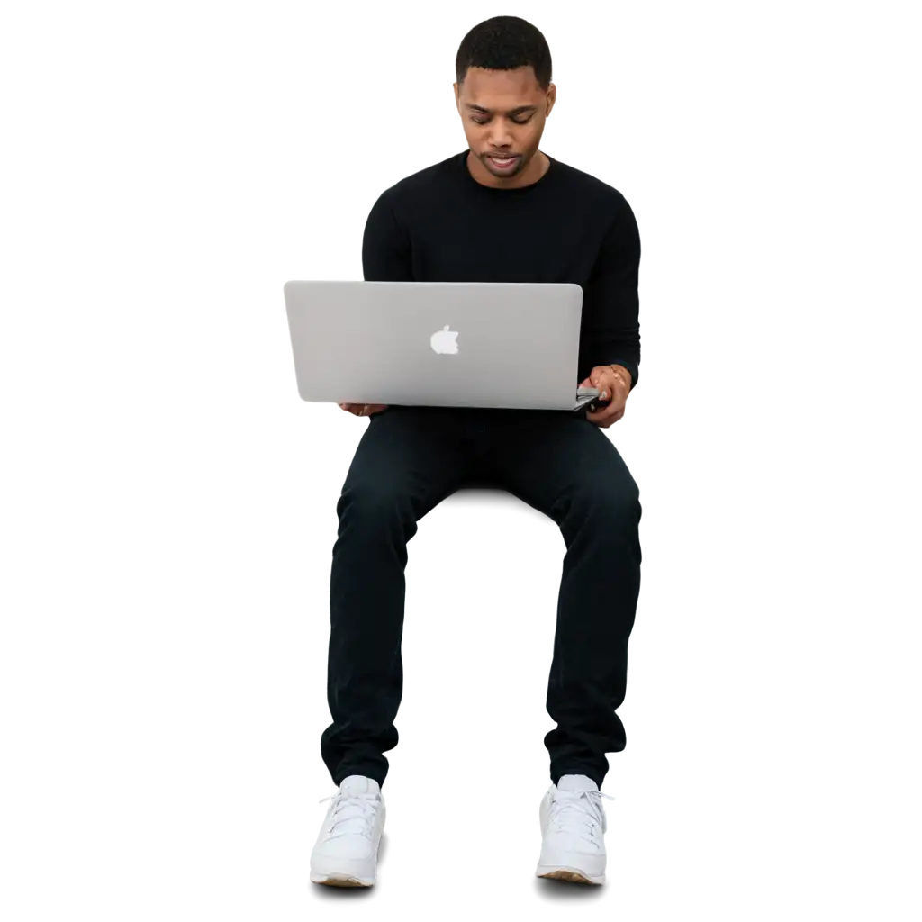 HighQuality-PNG-Image-of-a-Black-Software-Engineer-Working-on-MacBook-at-Desk