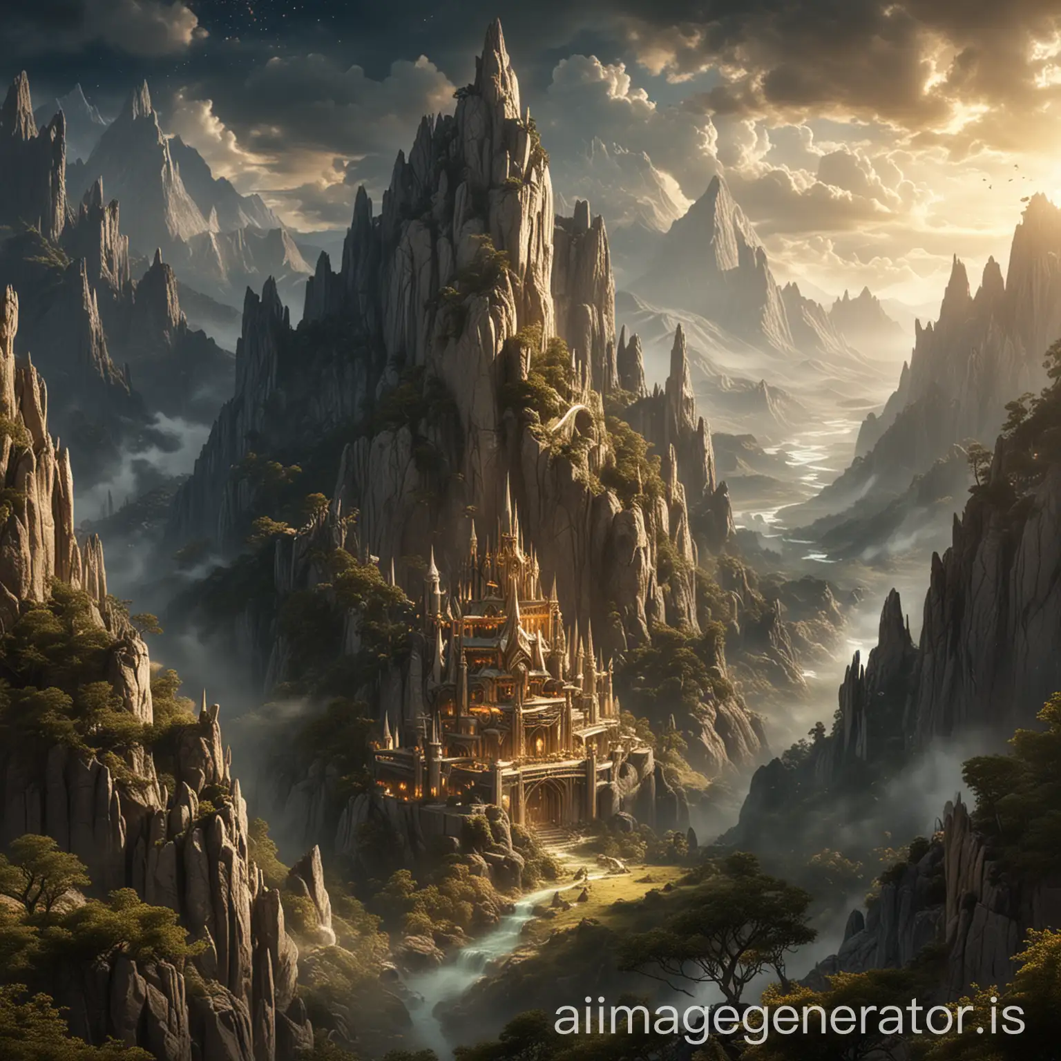 Elven-Kingdom-in-the-Celestial-MountainsAI-Image-Expansion-with-Angelic-Warriors