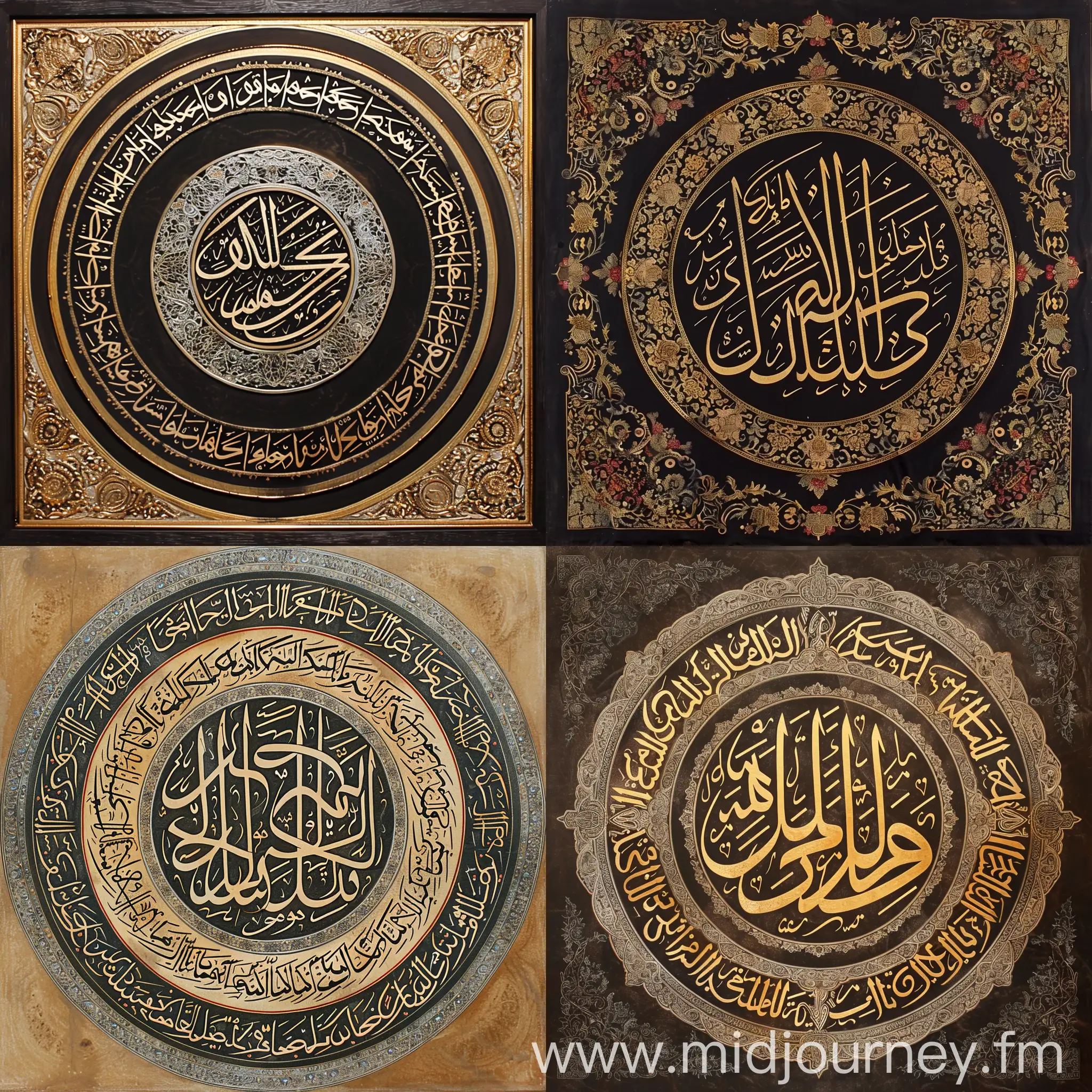 Islamic Calligraphy of Ayatul Kursi Verse 6 Arabic Script | JourneyArt