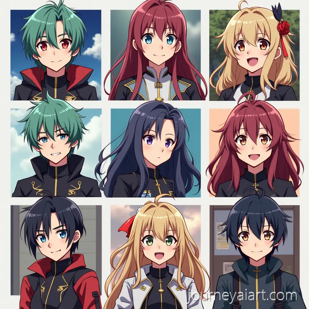 Anime-Rise-of-the-Hero-ShieldAnime-Rise-of-the-Hero-Shield-Character-Collage-with-Key-Heroes