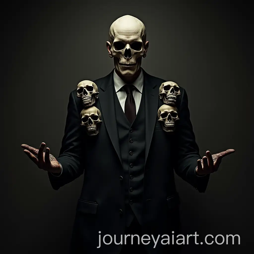 Man-in-Dark-Suit-with-Skull-Design