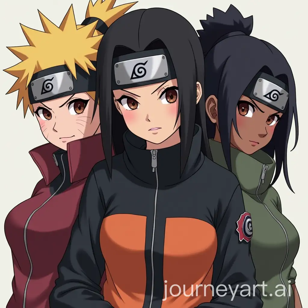 Black-Version-of-Naruto-Female-Characters-with-Unique-Styling-and-Bold-Designs