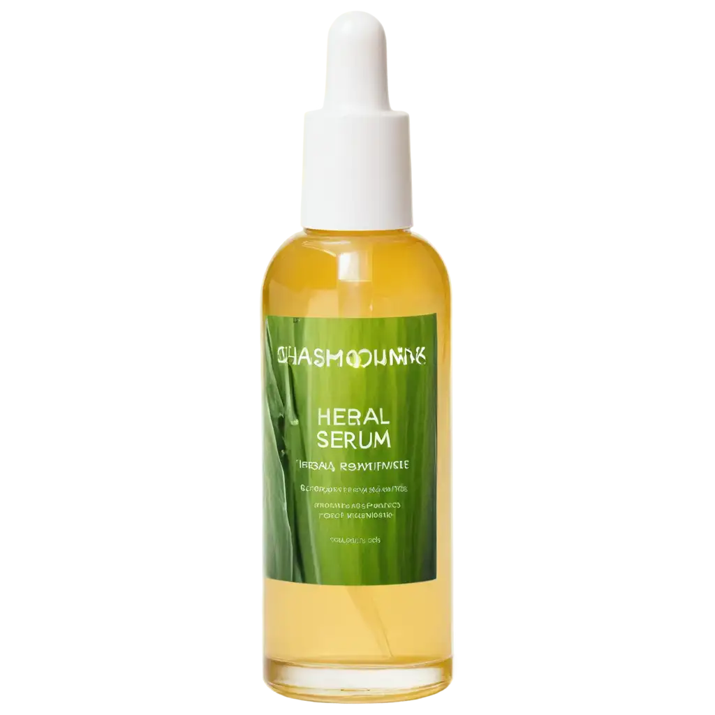 Sleek-Herbal-Skincare-Serum-PNG-with-Aloe-Vera-and-Chamomile-Radiant-and-Pure-Visual-Representation