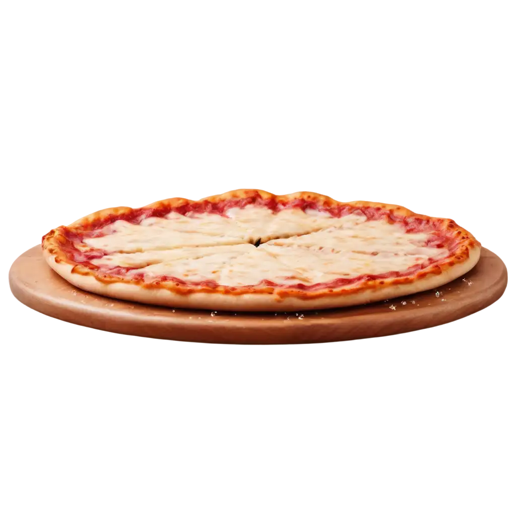 HyperRealistic-PNG-Image-of-Freshly-Baked-Mozzarella-Pizza-for-Enhanced-Online-Engagement