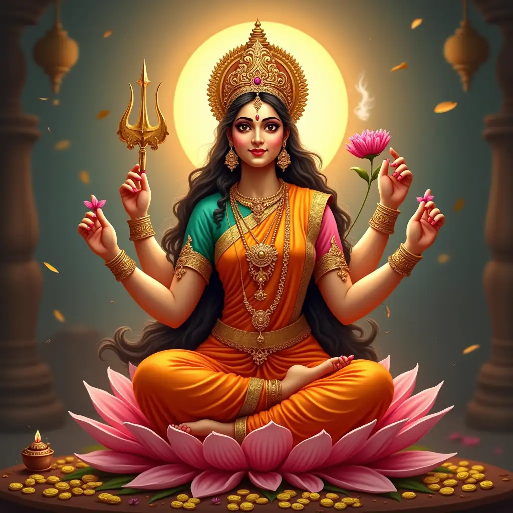 The story of goddess Lakshmi is very important in hindu dharma and comes with wealth, happiness, fame and peace. There are many famous stories about the birth and greatness of mother Lakshmi.