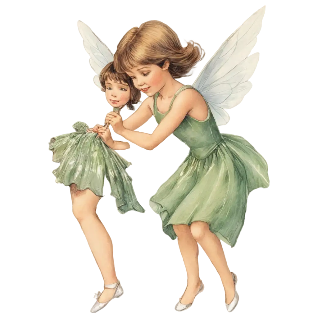 Create-a-PNG-Image-of-a-Beautiful-Little-Tooth-Fairy-in-Cicely-Mary-Barkers-Style