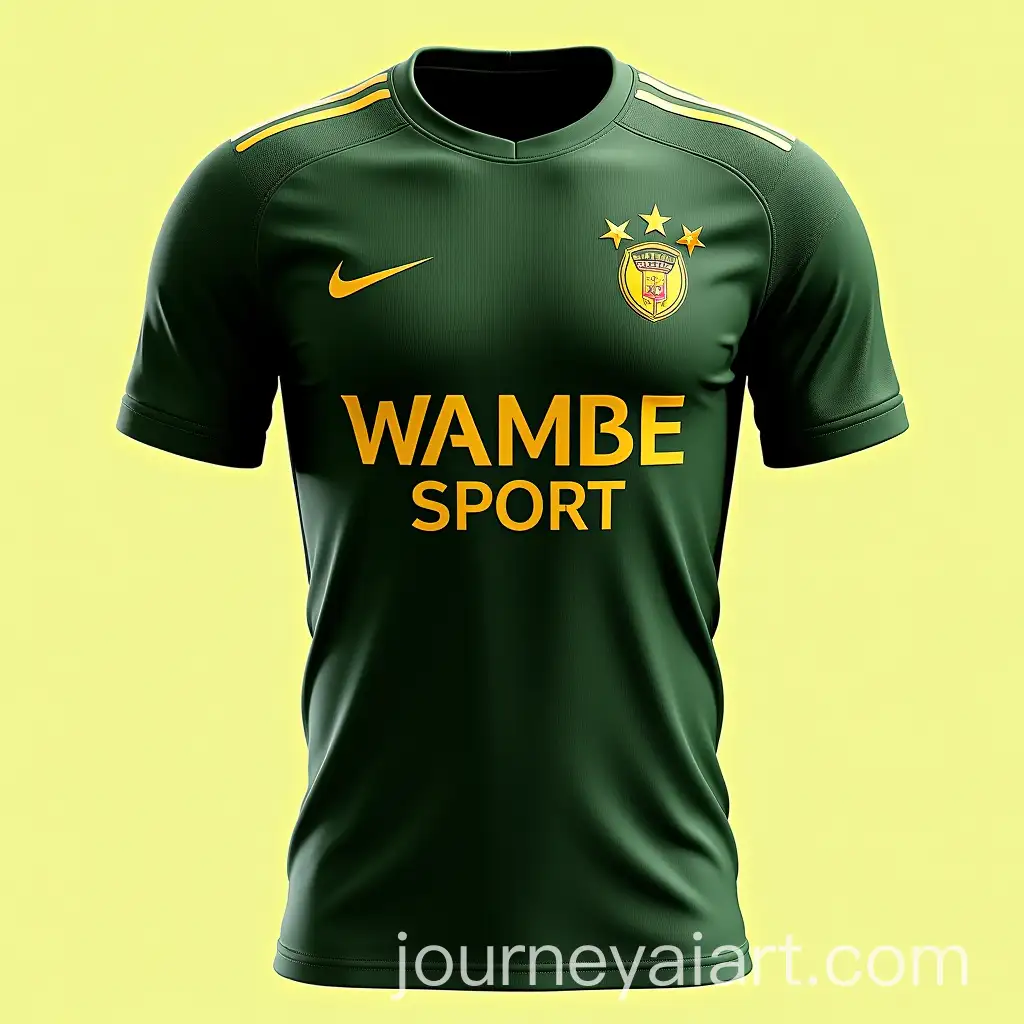 Colorful-Football-Jersey-with-WAMBE-SPORT-Branding-in-Gold