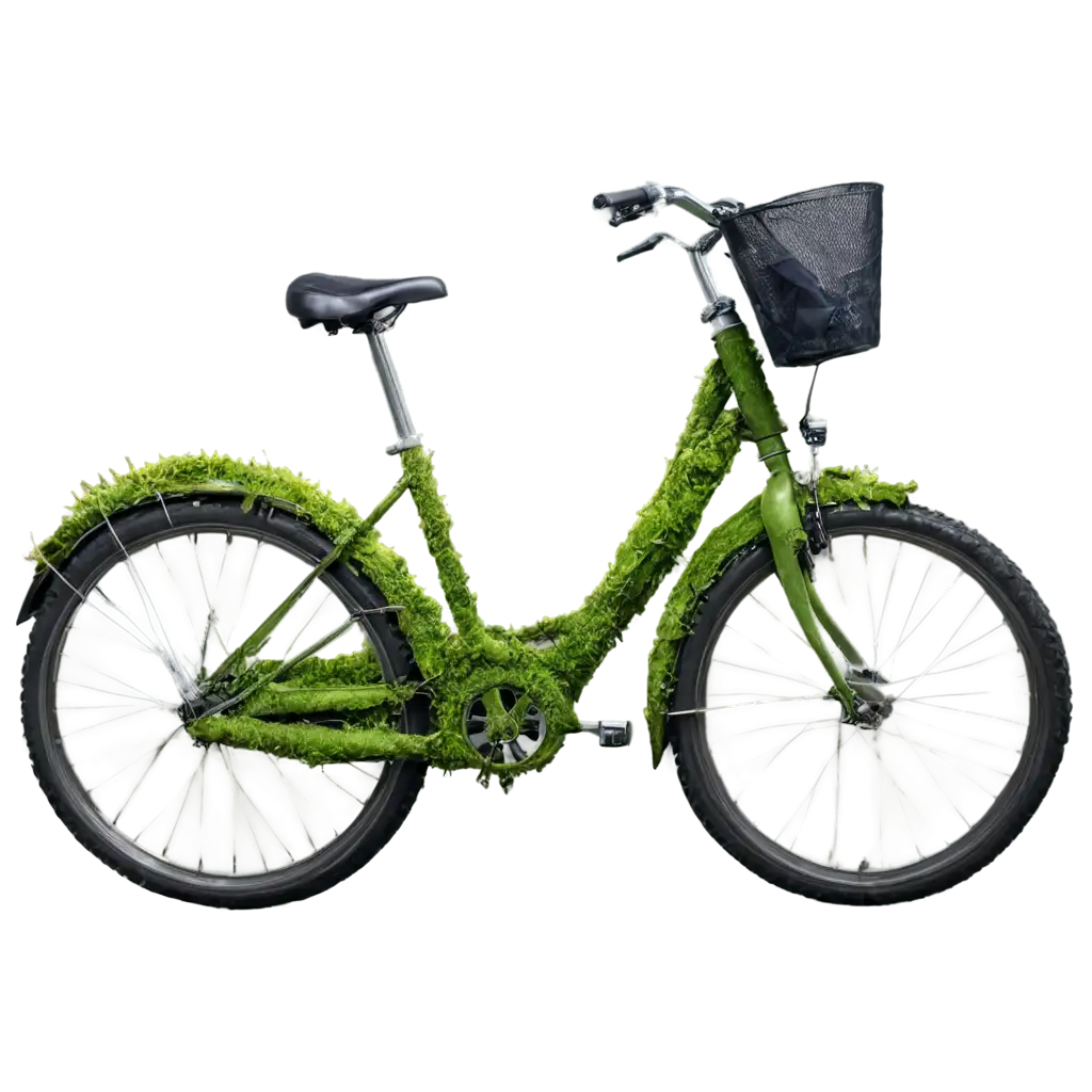 MossCovered-Bike-PNG-Image-for-NatureThemed-Art-and-Design-Projects