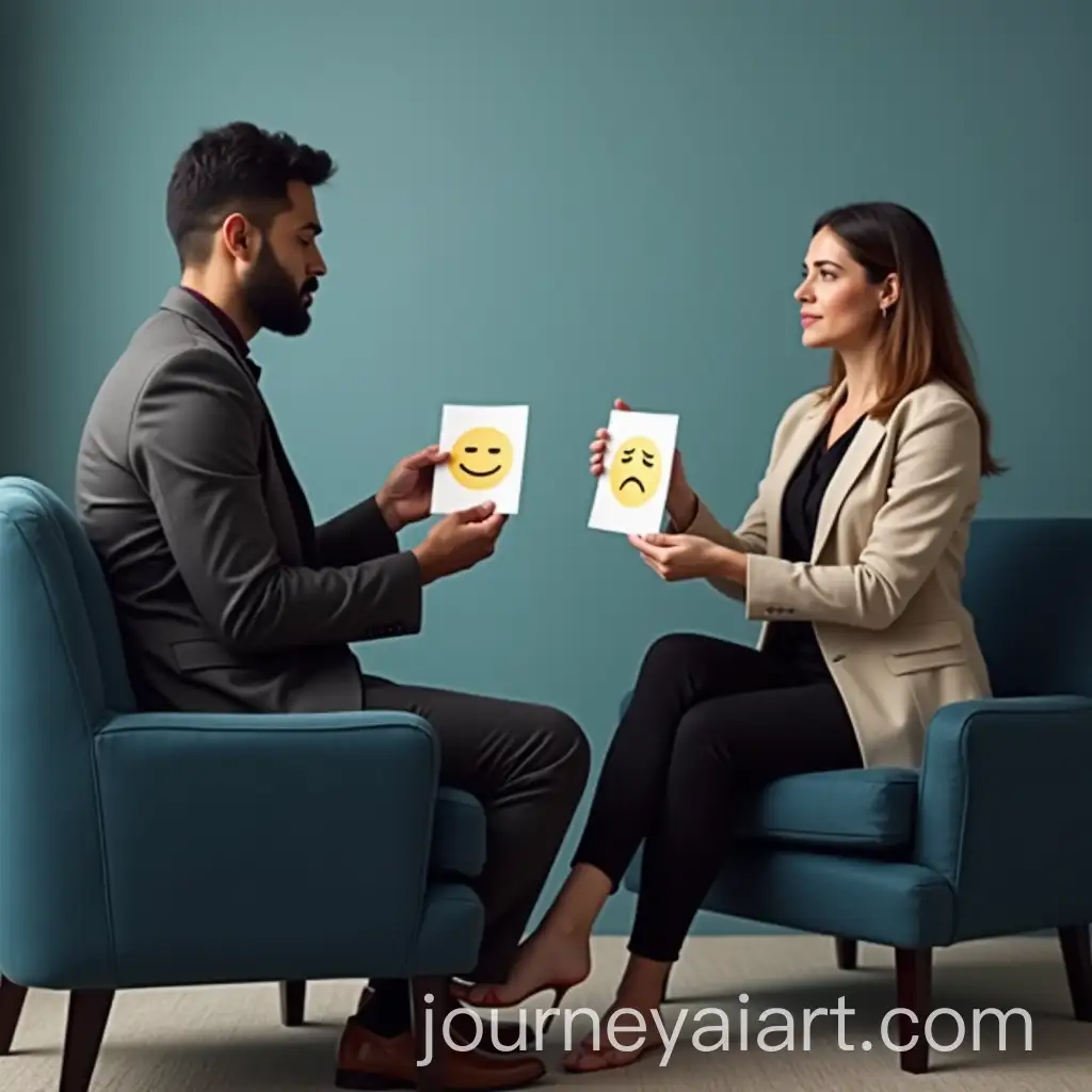 Psychotherapy-Session-with-Client-and-Therapist-Holding-Emotion-Cards