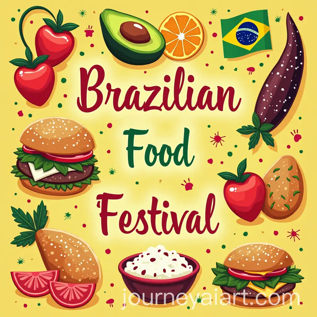 Vibrant-Brazilian-Food-Festival-Illustration-Featuring-Diverse-Culinary-Delights