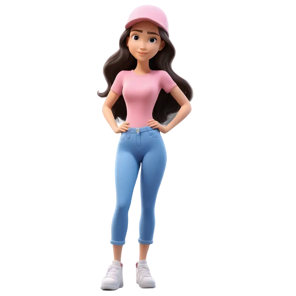 3D-Cartoon-Girl-PNG-Enhance-Your-Creative-Projects-with-HighQuality-Graphics