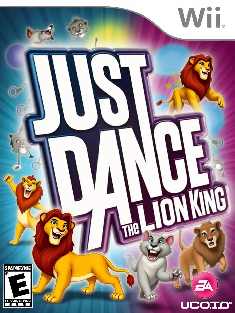 Title: Just Dance The Lion King, Wii cover art