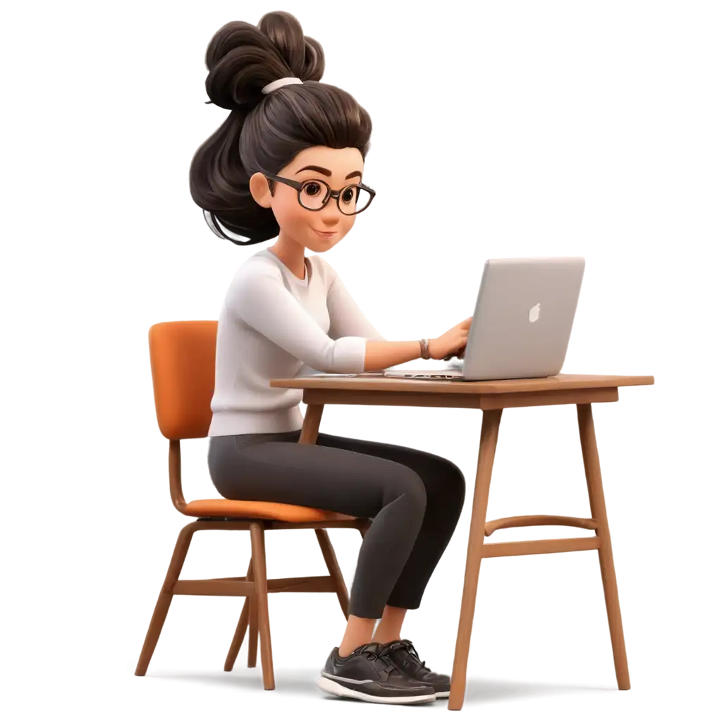 Animated-Study-Table-with-ChairPNG-Image-Usage-Scenarios-PNG-for-Clear-and-Professional-Use