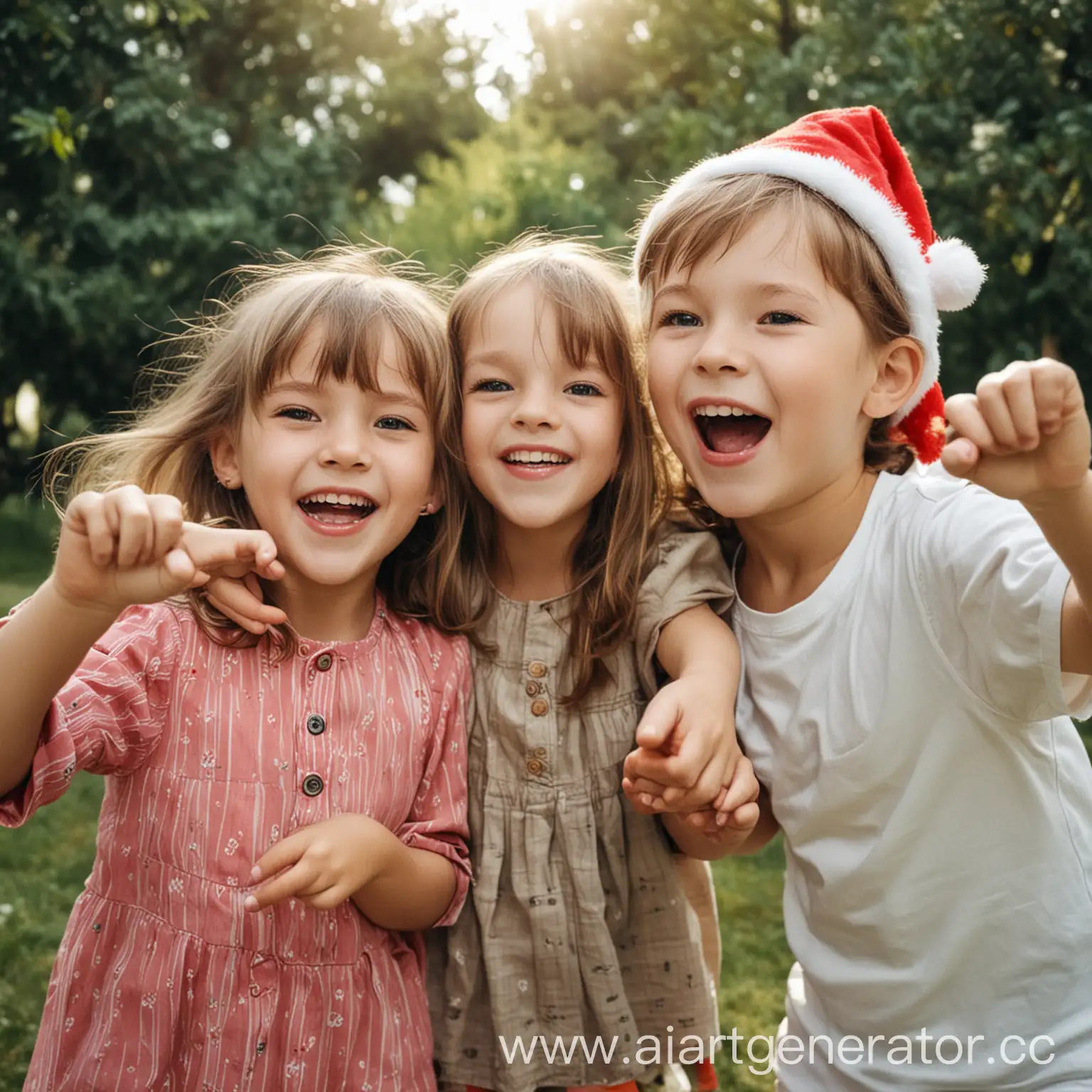 Happy-Children-Celebrating-the-Holidays-with-Joyful-Expressions