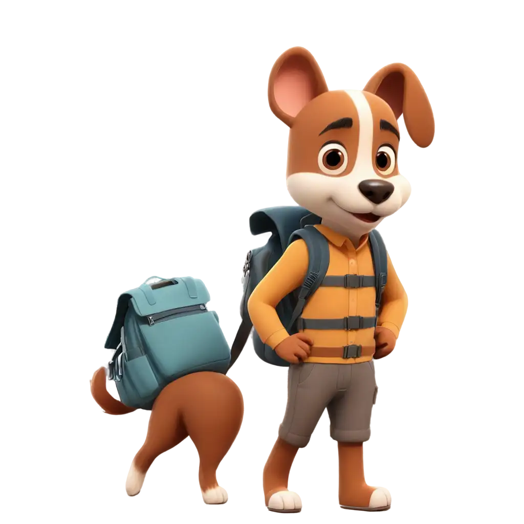 Cartoon-Dog-with-Backpack-PNG-Image-Perfect-for-Fun-Designs-and-Illustrations