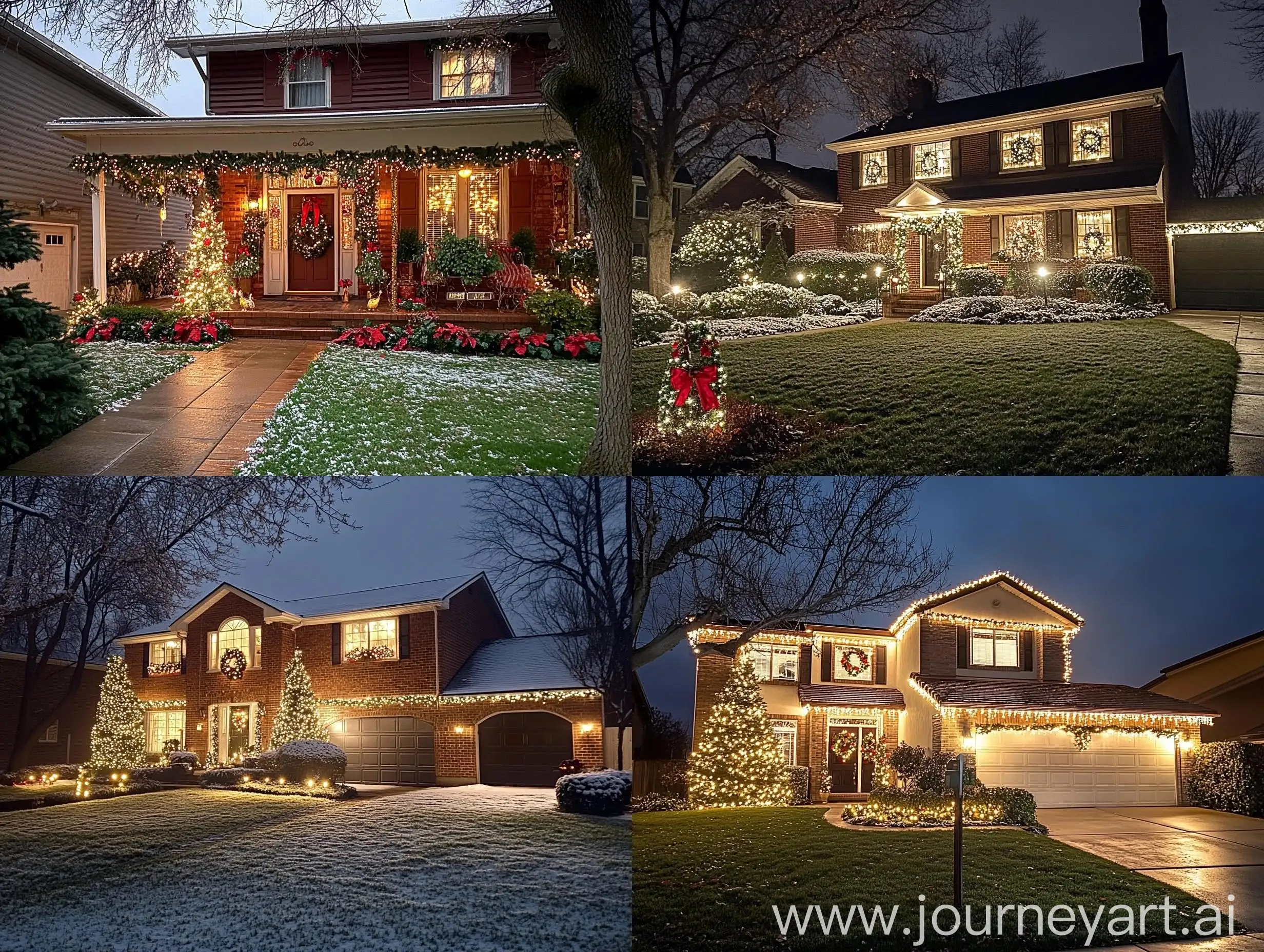 Beautifully-Decorated-Christmas-House-with-Holiday-Cheer