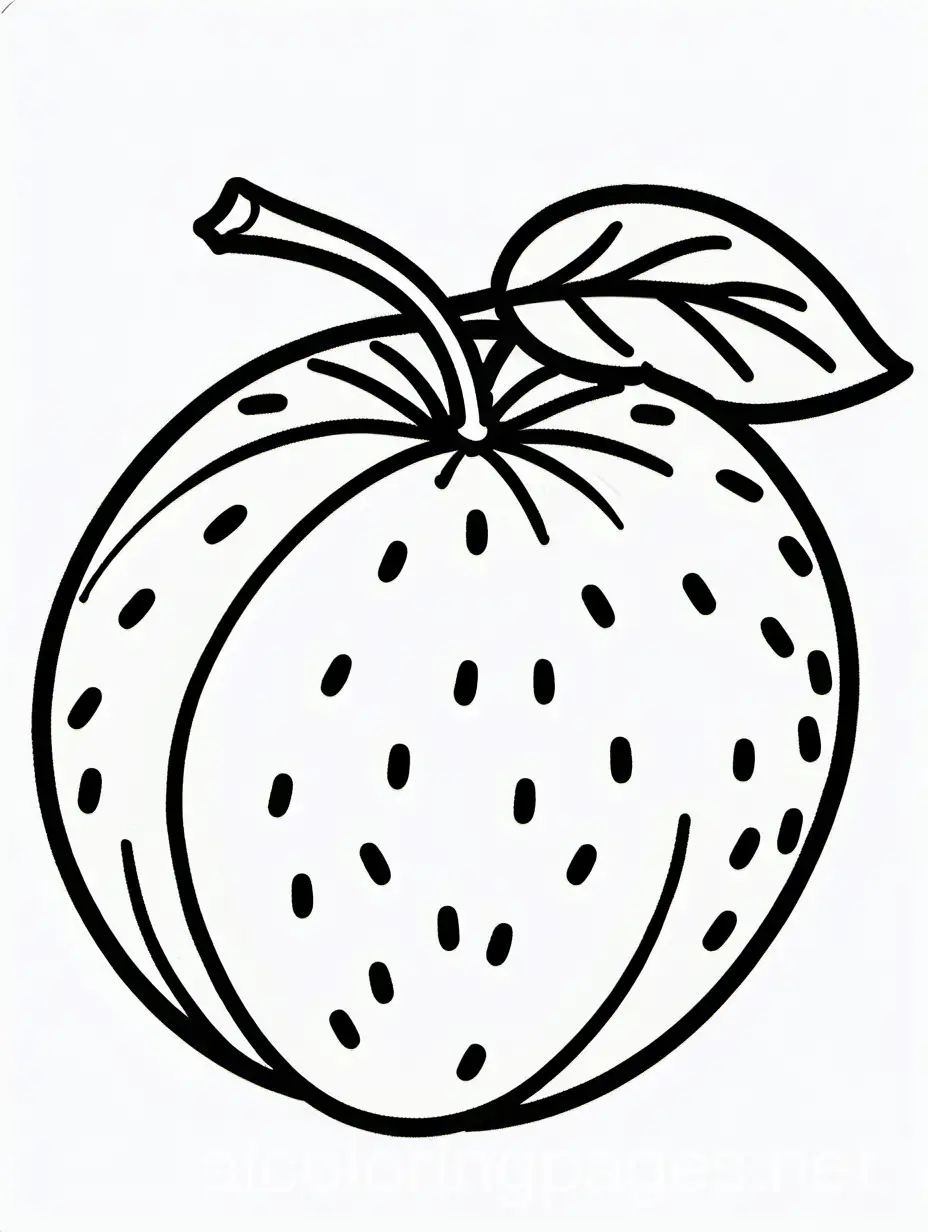 Yumberry-Fruit-Line-Art-Coloring-Page