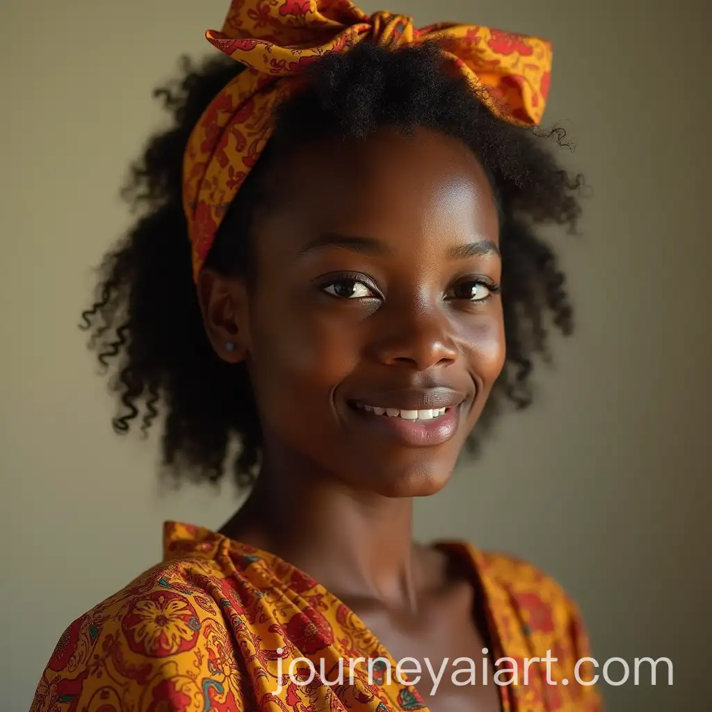 Portrait-of-a-Beautiful-African-Girl-with-Natural-Beauty