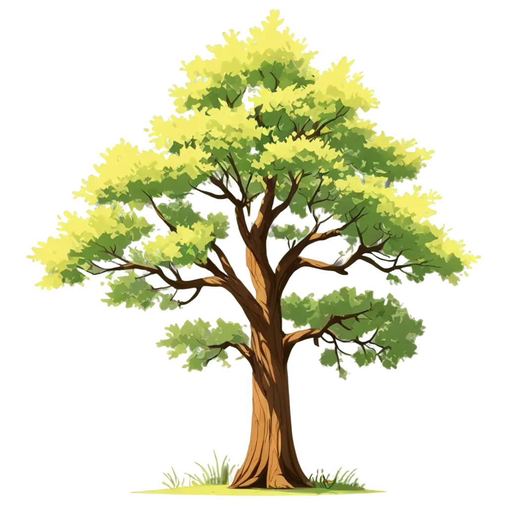 Tree-PNG-Image-Usage-Scenarios2D-Animation-Cartoon-PNG-High-Quality-and-Versatile-Image-for-Digital-Projects
