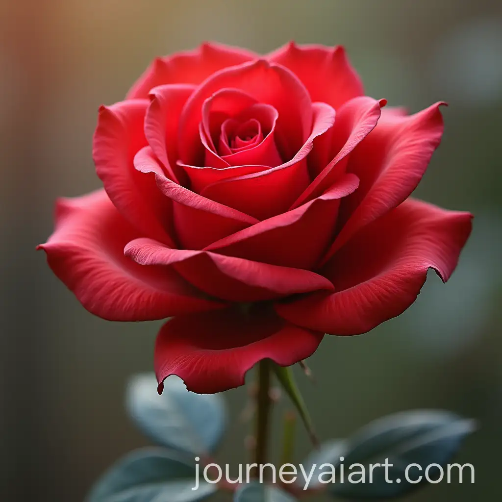 Single-Red-Rose-in-Bloom