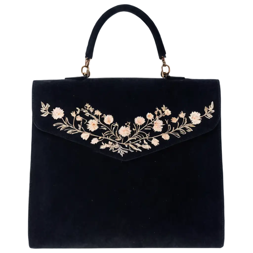 Luxury-Leather-Bag-with-Embroidered-Velvet-Fabric-Cover-PNG-for-Women-Elegant-Design-and-Premium-Quality