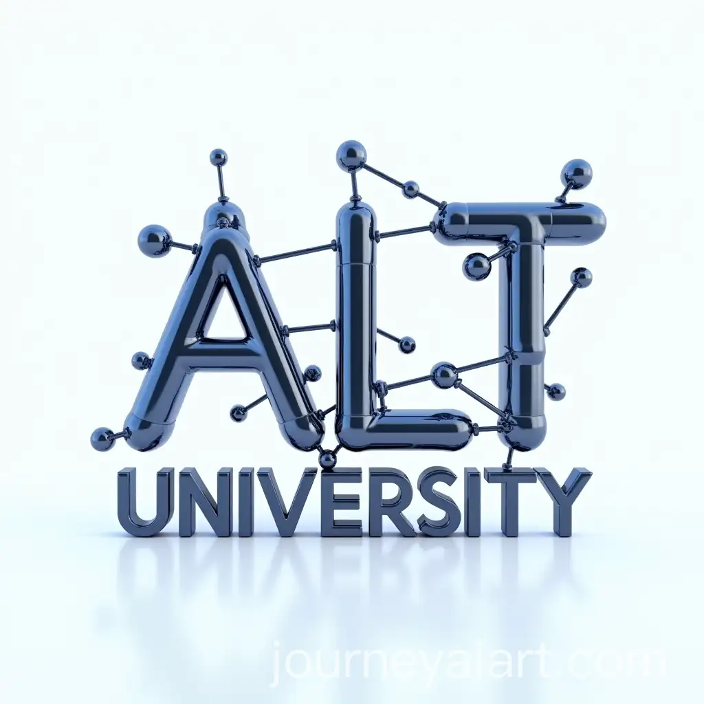 3DRendered-ALT-University-Logo-with-Metallic-Chrome-Stars-and-Spheres