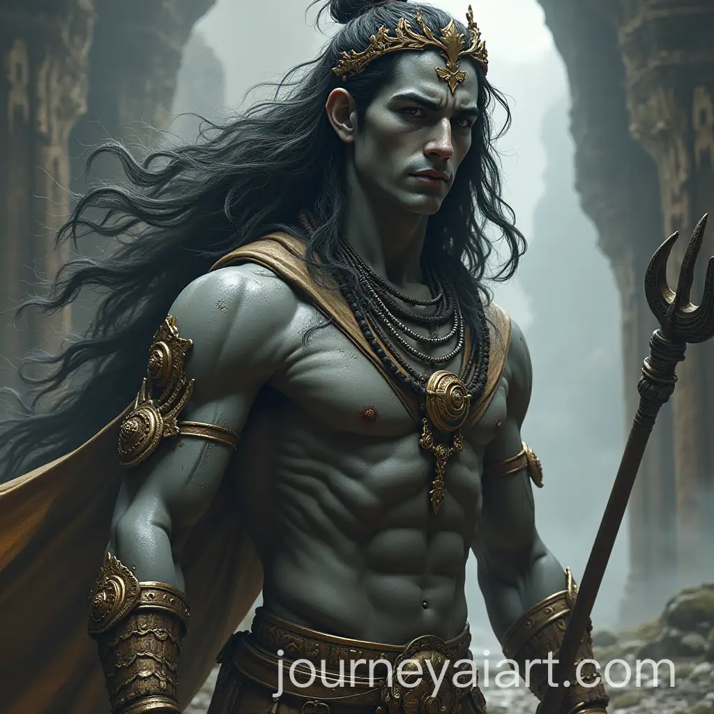Stunning-Representation-of-Shiva-in-Majestic-Artistic-Form