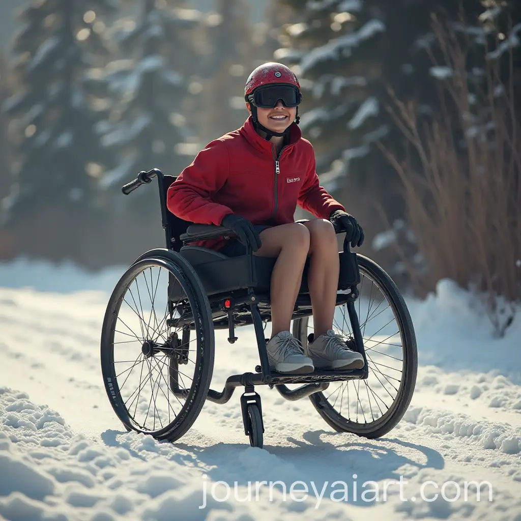 A-Disabled-Person-Using-a-Quicky-Wheelchair