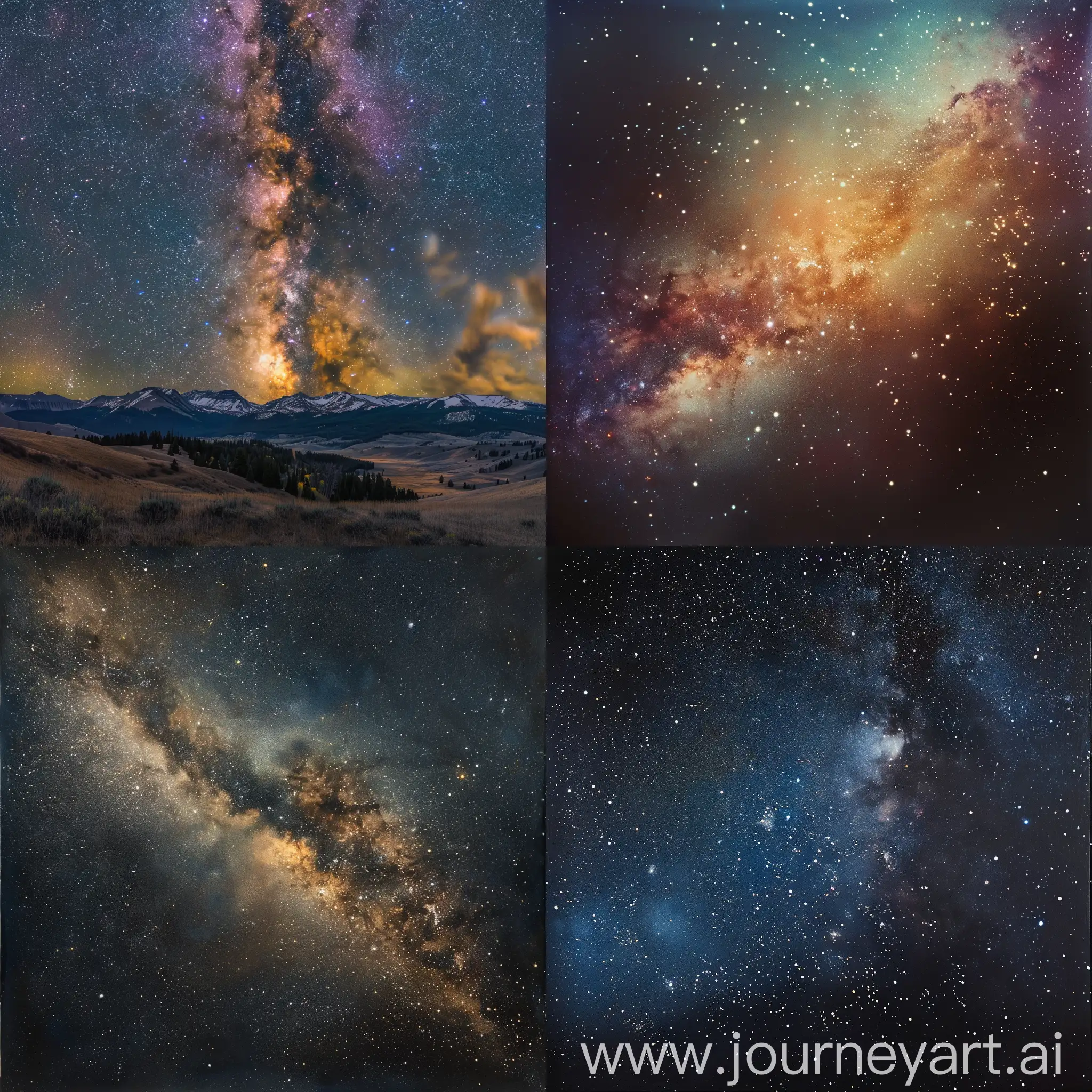 Starry-Night-in-the-Milky-Way-Galaxy