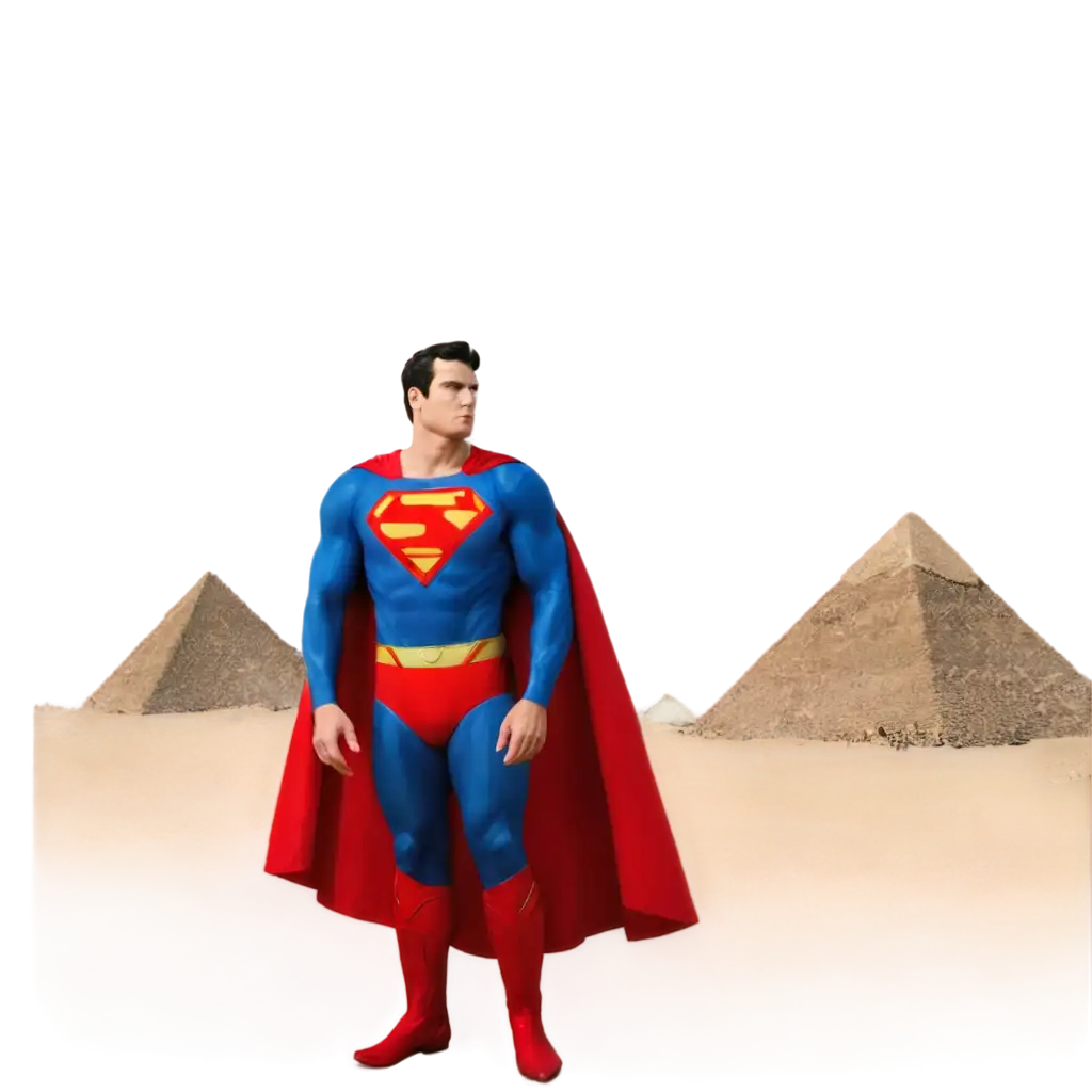 Superman in the pyramids