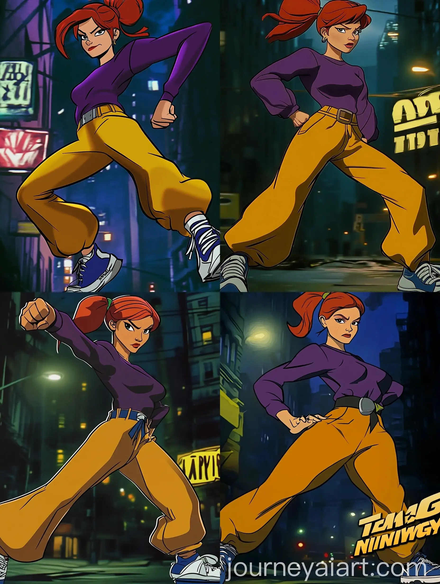 April-ONeil-in-Action-on-New-York-City-Streets