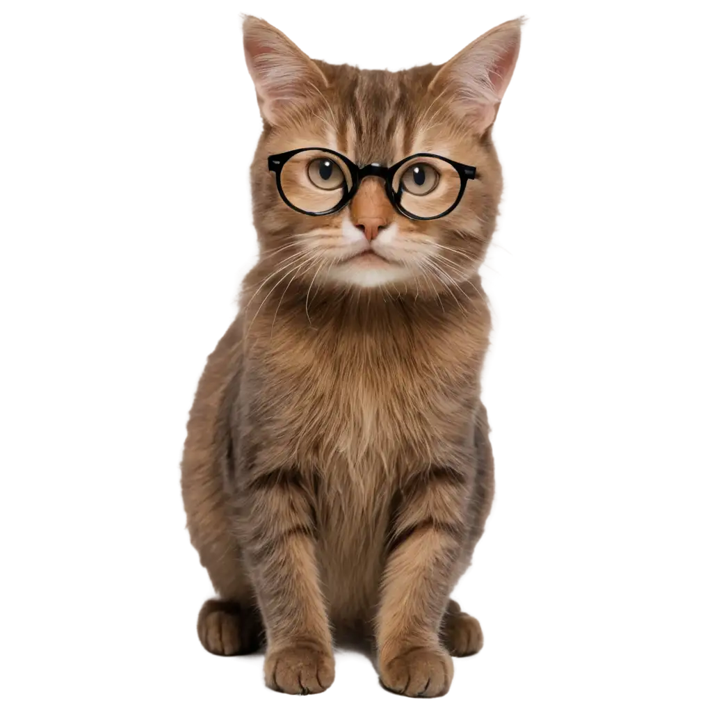 Charming-Cat-in-Glasses-PNG-A-Delightful-Addition-to-Your-Digital-Collection