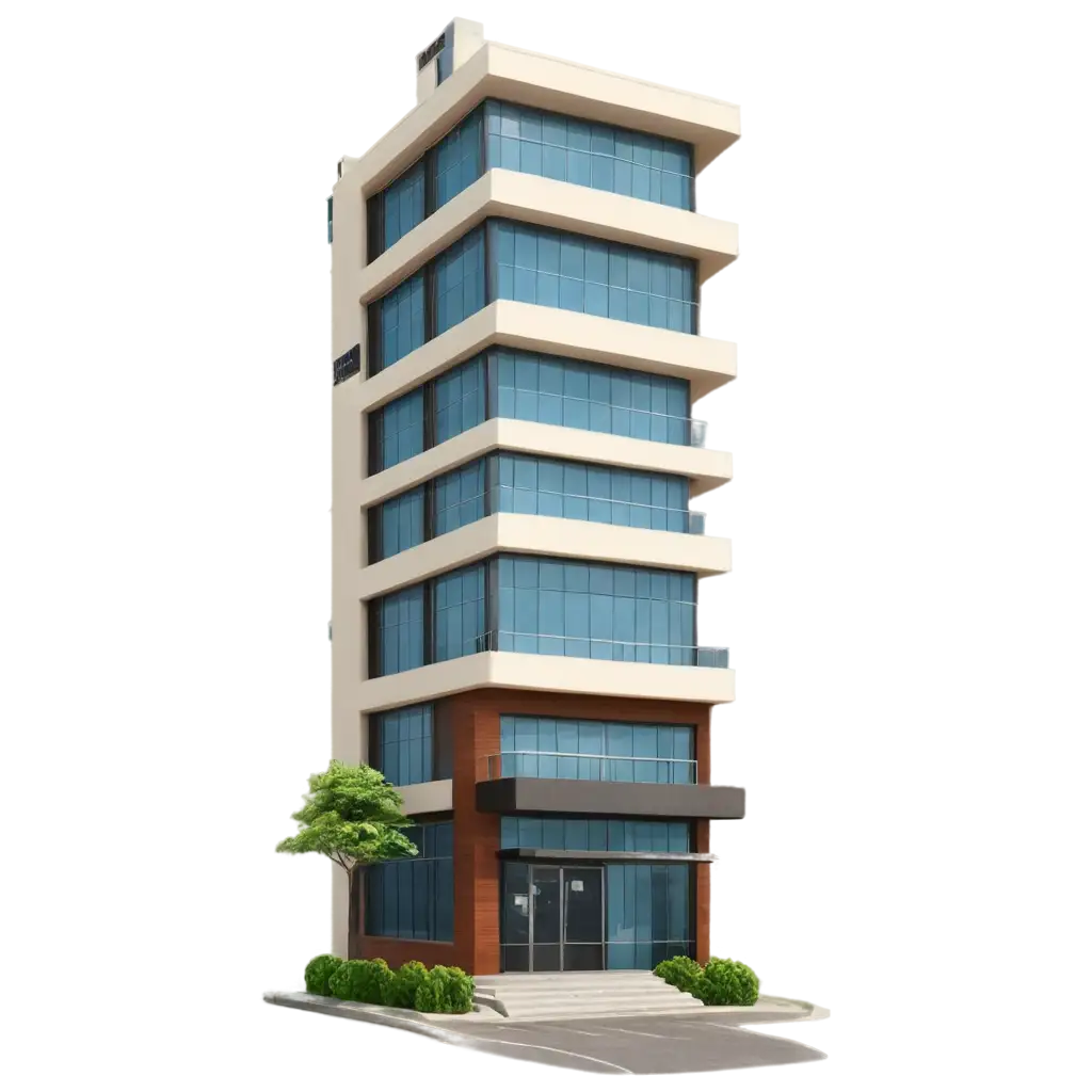 3D-Front-Elevation-of-Commercial-Building-PNG-Image-for-HighQuality-Visualization