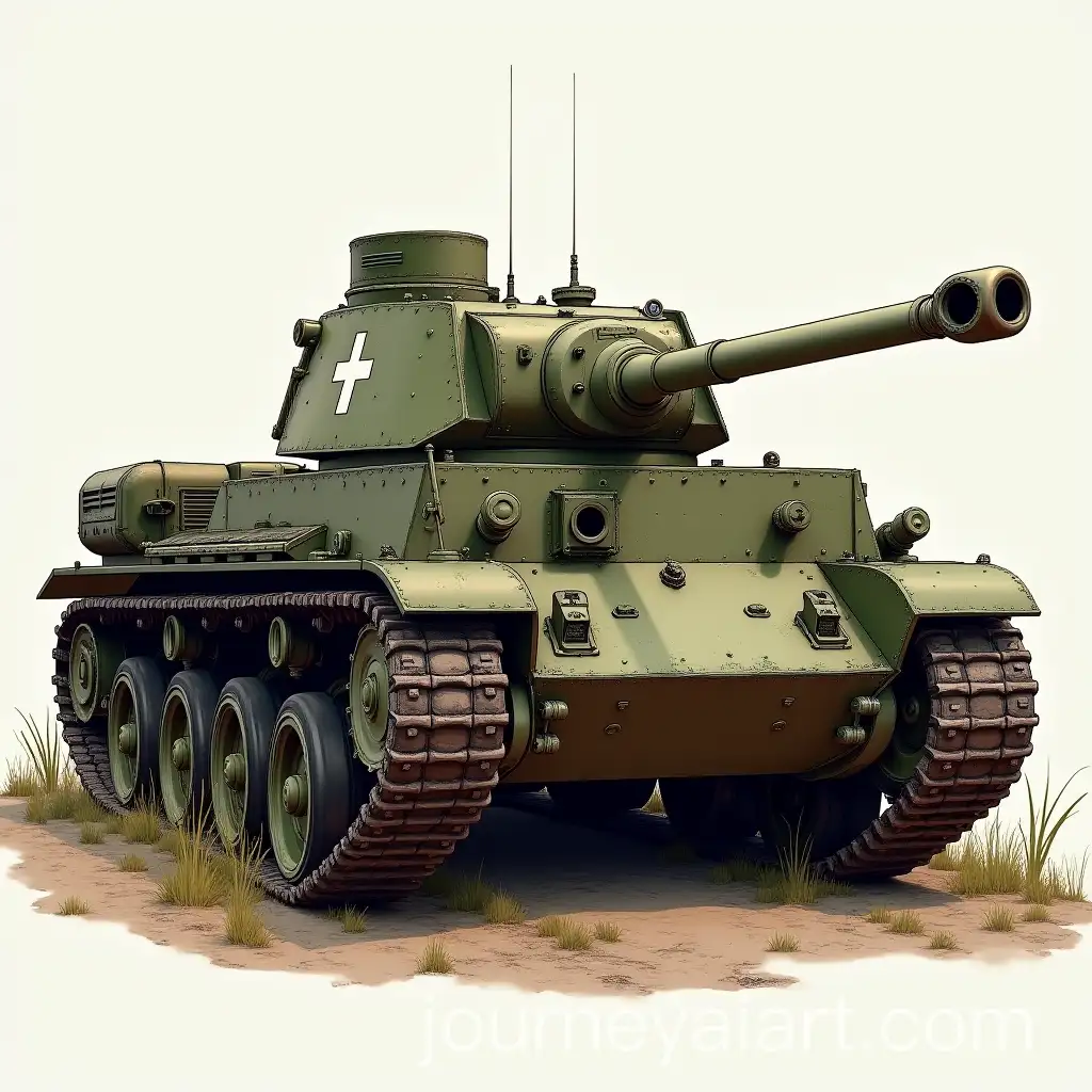 AnthropAI-Art-Prompt-Expansionomorphic-Panzer-IV-AusfF1-with-Mechanical-Features