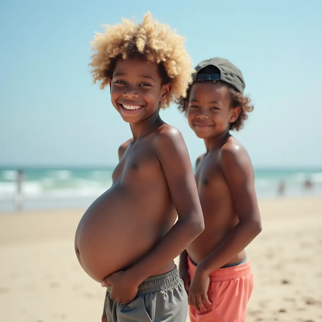 Two-Teenage-Boys-and-a-Girl-at-the-Beach-Joyful-and-Playful-Moments