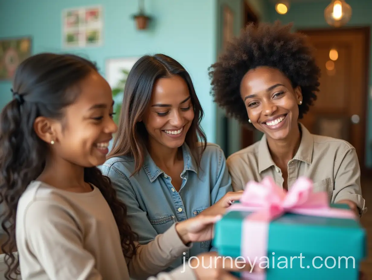 Diverse-Families-and-Individuals-Receiving-Gifts-in-Heartwarming-Scenes