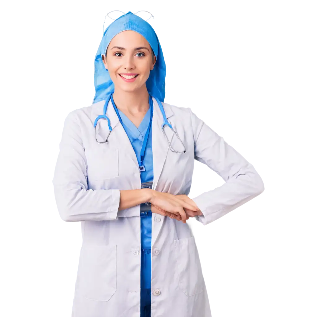 Smiling-Female-Doctor-PNG-Image-for-Medical-and-Professional-Use