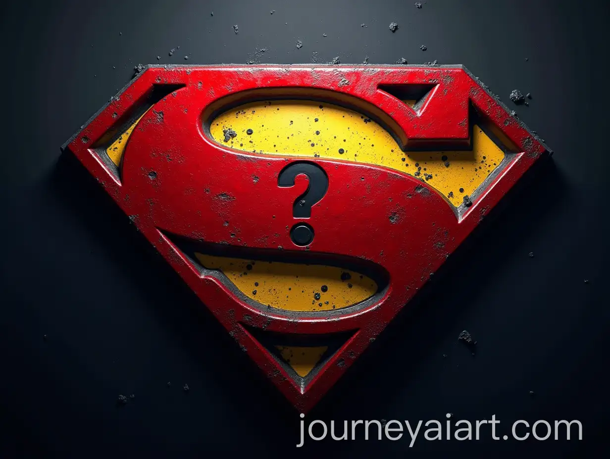 Superman-Emblem-with-a-Question-Mark-Symbol-Instead-of-S