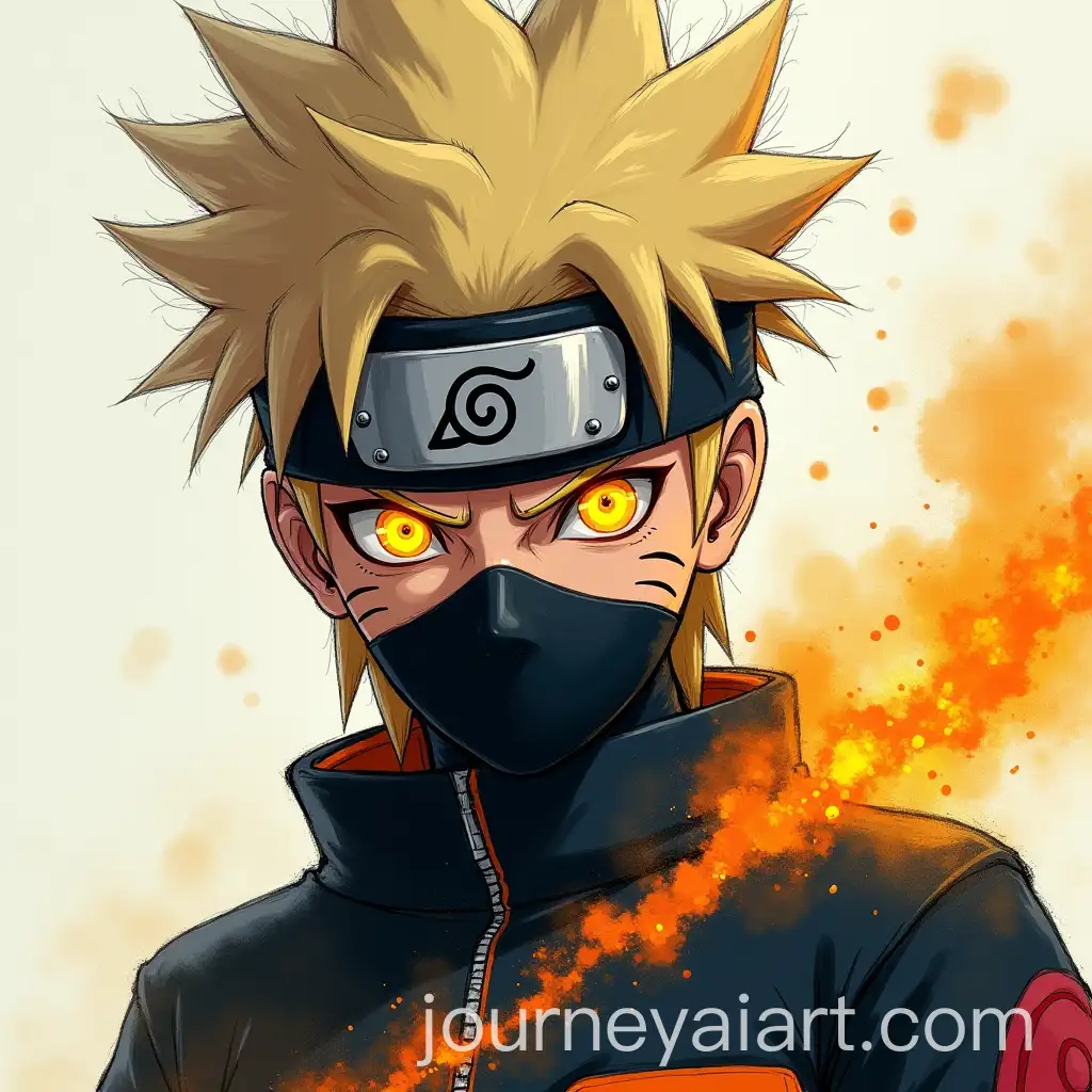 Stylized-Portrait-of-Uzumaki-Naruto-with-Intense-Expression-and-Fiery-Accents