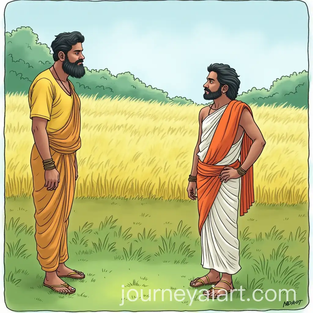 Bhiram-and-Ramus-ConversationBhiram-Proposes-to-Buy-Ramus-Field-in-the-Morning