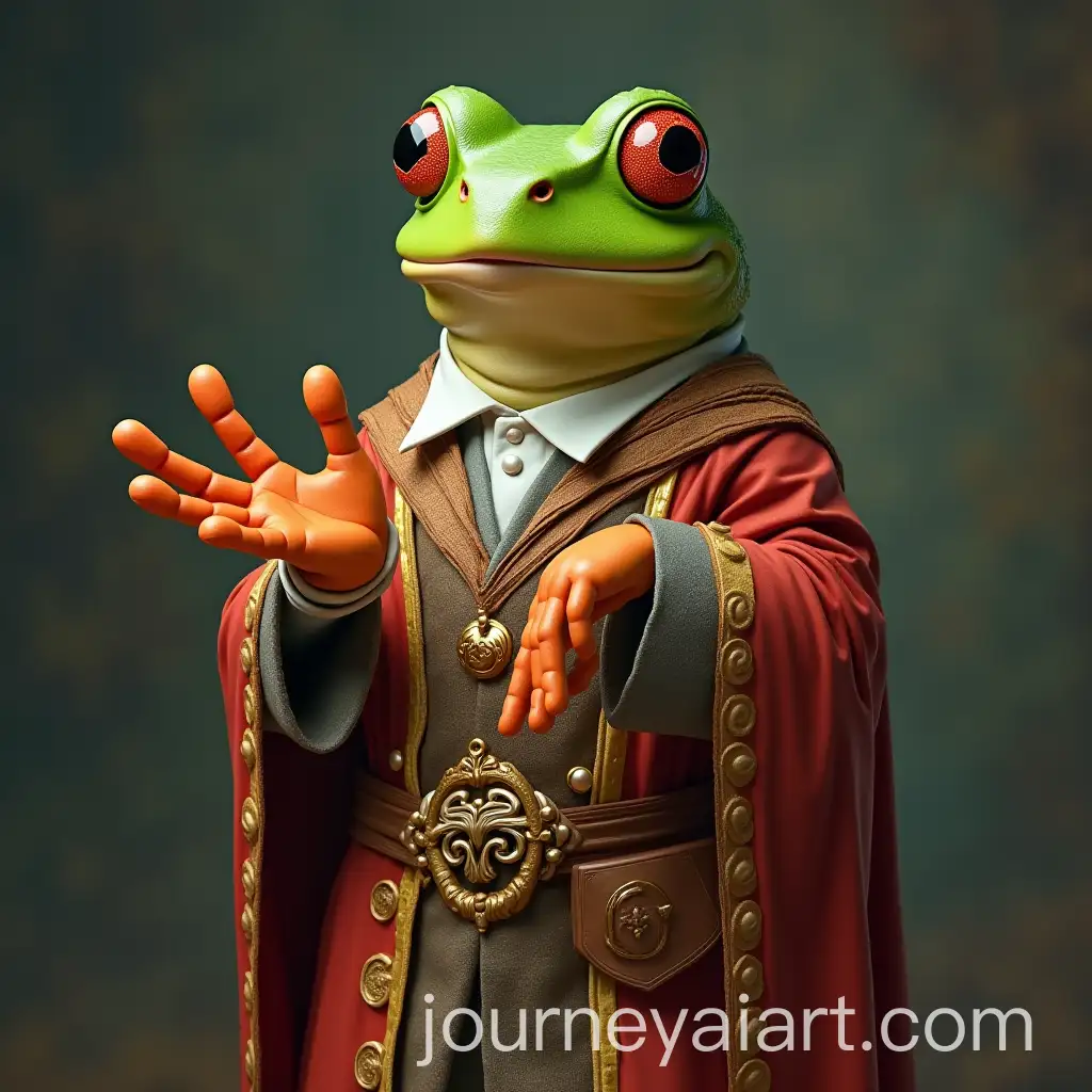 Wise-Frog-in-Royal-Attire-Giving-Advice