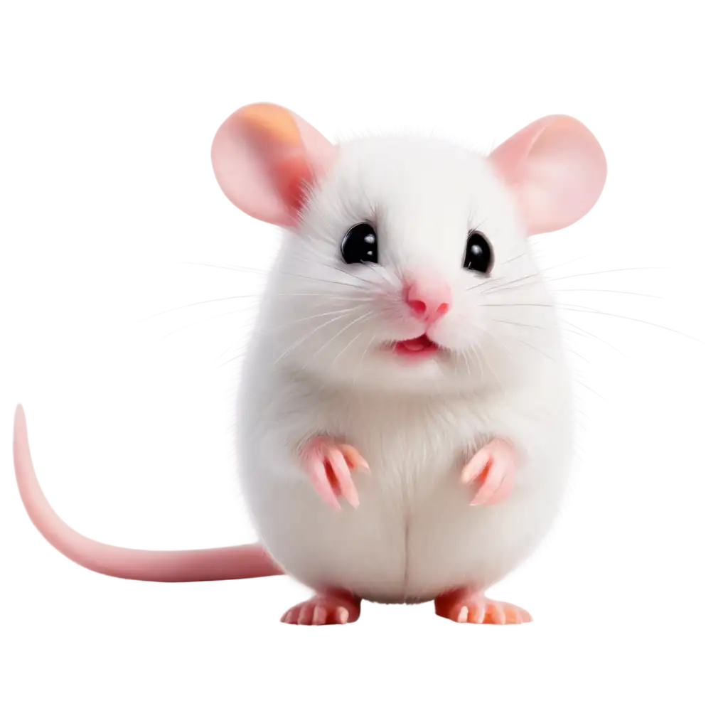 Adorable-White-Mouse-PNG-Image-for-Creative-Projects