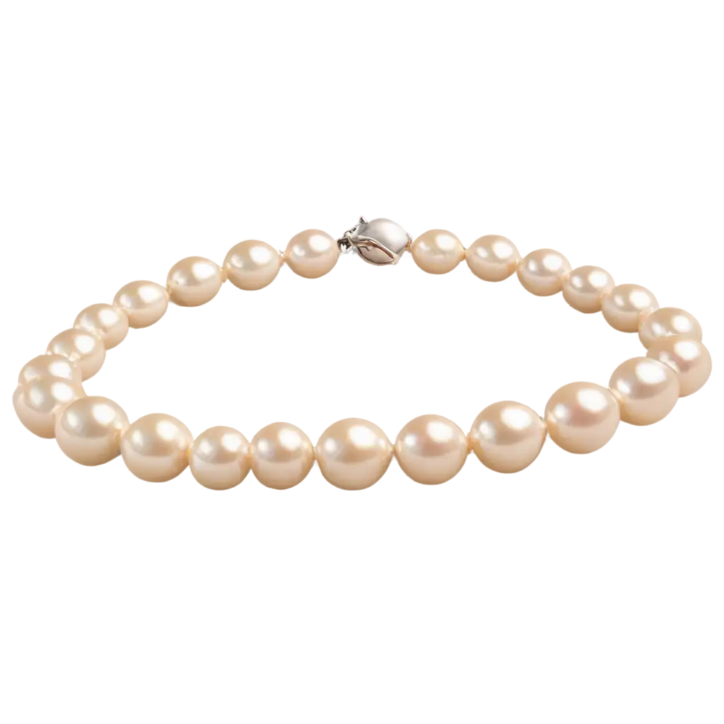 Elegant-Pearl-Bracelet-PNG-Image-Exquisite-Jewelry-Illustration-for-Online-Stores-and-Fashion-Blogs