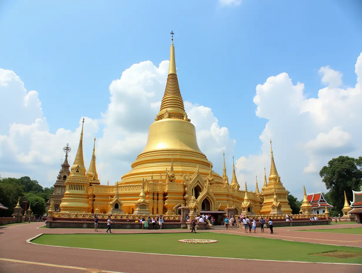 Chaimongkol-Pagoda-at-Wat-Yai-Chaimongkol-Ayutthaya-Province-Thailand