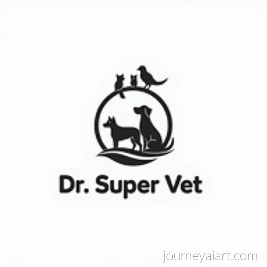 Minimalistic-Logo-for-DrVeterinary-Clinic-Logo-Super-Vet-Veterinary-Clinic-with-Pet-Icons