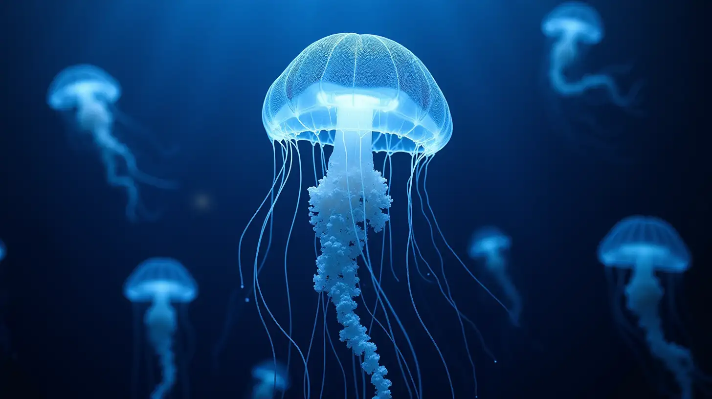 HD Wallpaper Lifecycle of a Jellyfish in Stunning Detail